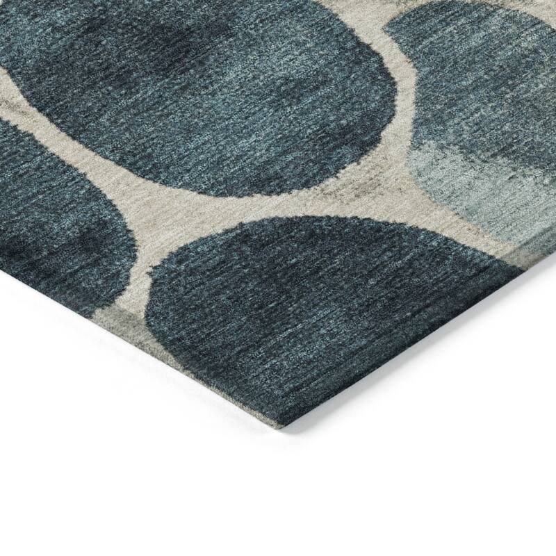 HomeRoots Geometric Transitional Rectangle Outdoor Rug