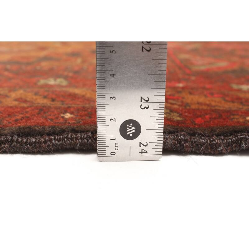 ECARPETGALLERY Hand-knotted Teimani Brown Wool Rug - 3'0 x 4'11