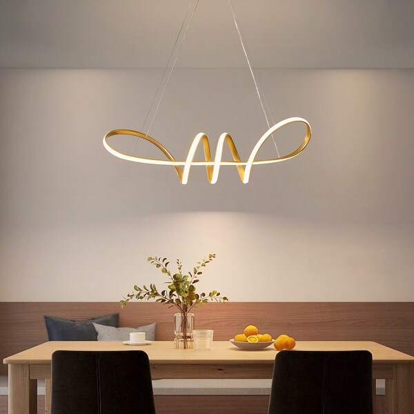 Warm light chandelier top