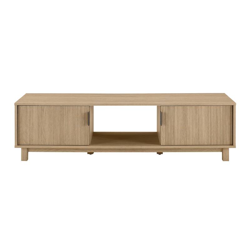 Middlebrook Designs Modern Fluted-Door TV Stand