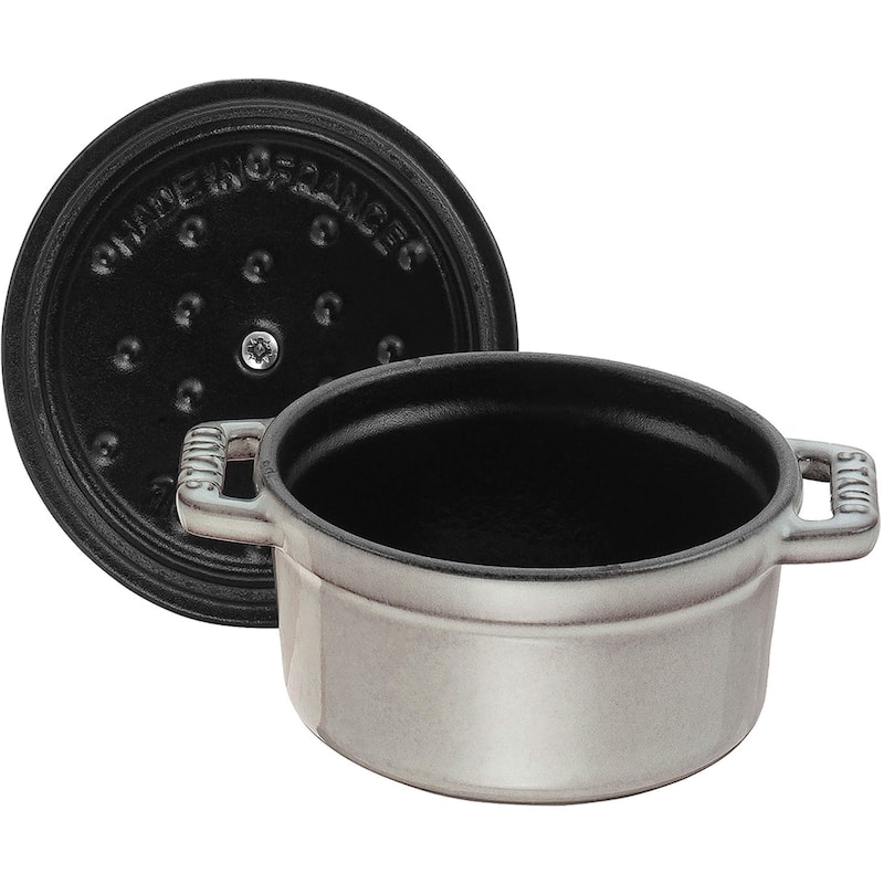STAUB Cast Iron 0.25-qt Mini Round Cocotte