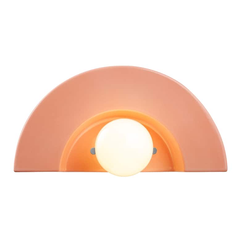Ceramic Crescent Wall Sconce