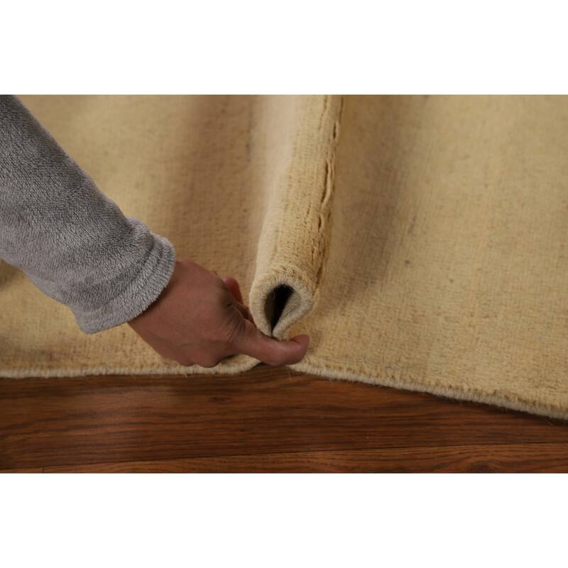 Modern Gabbeh Oriental Rug Hand-Knotted Wool Carpet - 2'8"x 4'0"