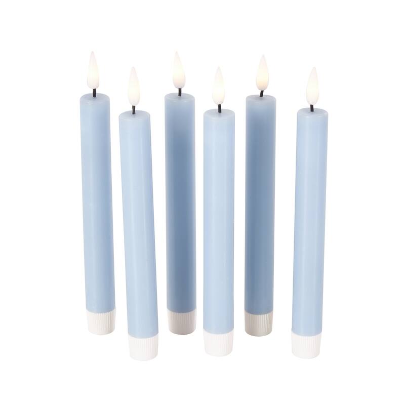 Wax Indoor Outdoor Flameless Candle with Remote Control (Set of 6)