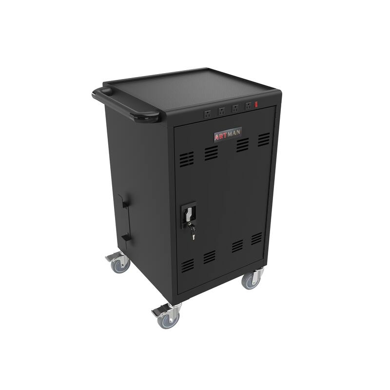 Mobile Charging Cart and Cabinet for Tablets Laptops