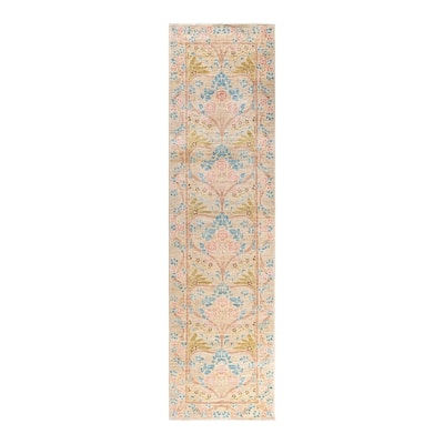 Contemporary Overdyed Wool Hand Knotted Runner - 2' 8" x 10' 0"