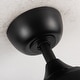 preview thumbnail 12 of 11, 36" Industrial Retractable 3-blade Ceiling Fan Chandelier with Wall Switch