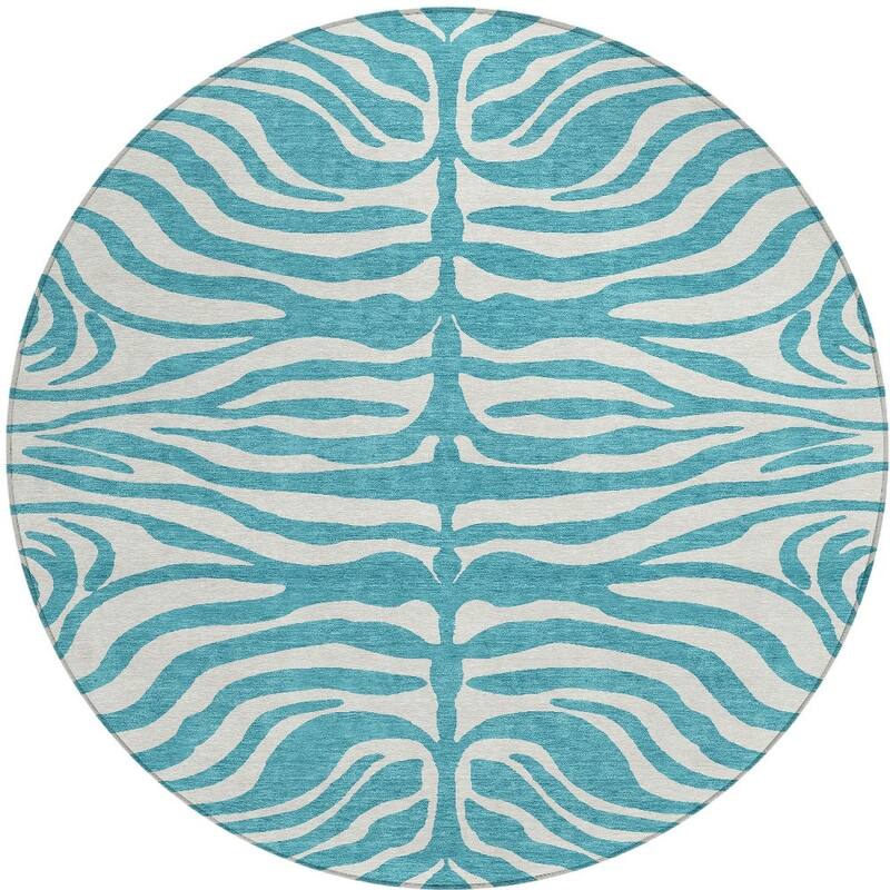 HomeRoots Animal Print Transitional Rectangle Outdoor Rug