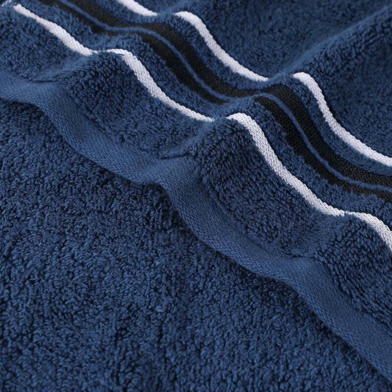 Superior Sadie Zero Twist Cotton Solid and Floral 9 Piece Towel Set