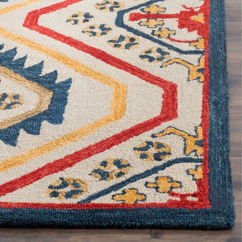 SAFAVIEH Handmade Aspen Rizumi Boho Tribal Wool Rug