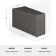 preview thumbnail 10 of 11, Martha Stewart Outdoor Modular Rattan Wicker Sectional Sofa Seats & Side Table - 33"W x 31"D x 30"H