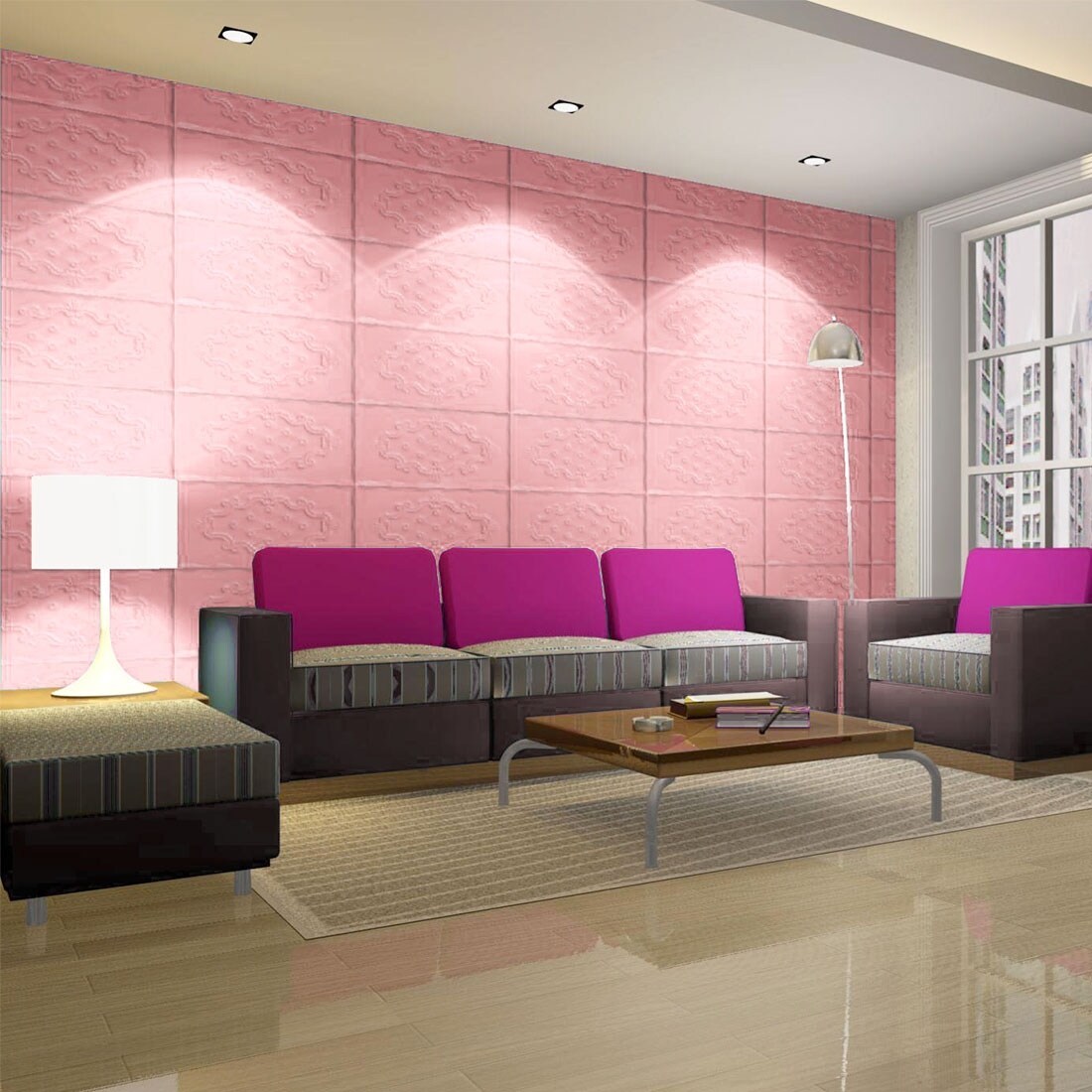 Shop 3d Wall Panels Foam Self Stick Modern Paper Decoration Wall Tiles Cover 2 Sq Ft On Sale Overstock 29786781