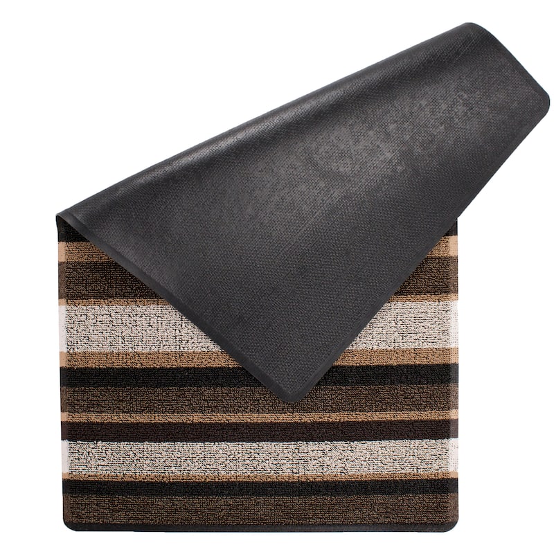 RITZ Indoor/Outdoor Striped Tufted Mat - N/A