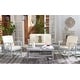 preview thumbnail 2 of 4, SAFAVIEH Outdoor Living Fontana Grey Wash/ Beige 4-piece Patio Set