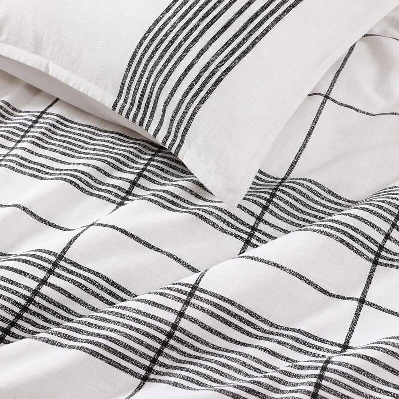 Tommy Hilfiger Brooklyn Heights Stripe Cotton Beige Duvet Cover Set
