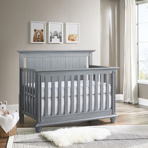 Langston 4-in-1 Convertible Crib, Graphite Gray - Graphite Gray