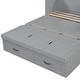 preview thumbnail 11 of 12, Full Murphy Bed with USB Ports, Large Drawers and Metal Handles
