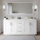 Option White / White Quartz Top / Brushed Gold Hardware