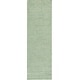 preview thumbnail 46 of 51, Elle Handmade Striped Solid Viscose Area Rug 2'6" x 8' Runner - Seafoam
