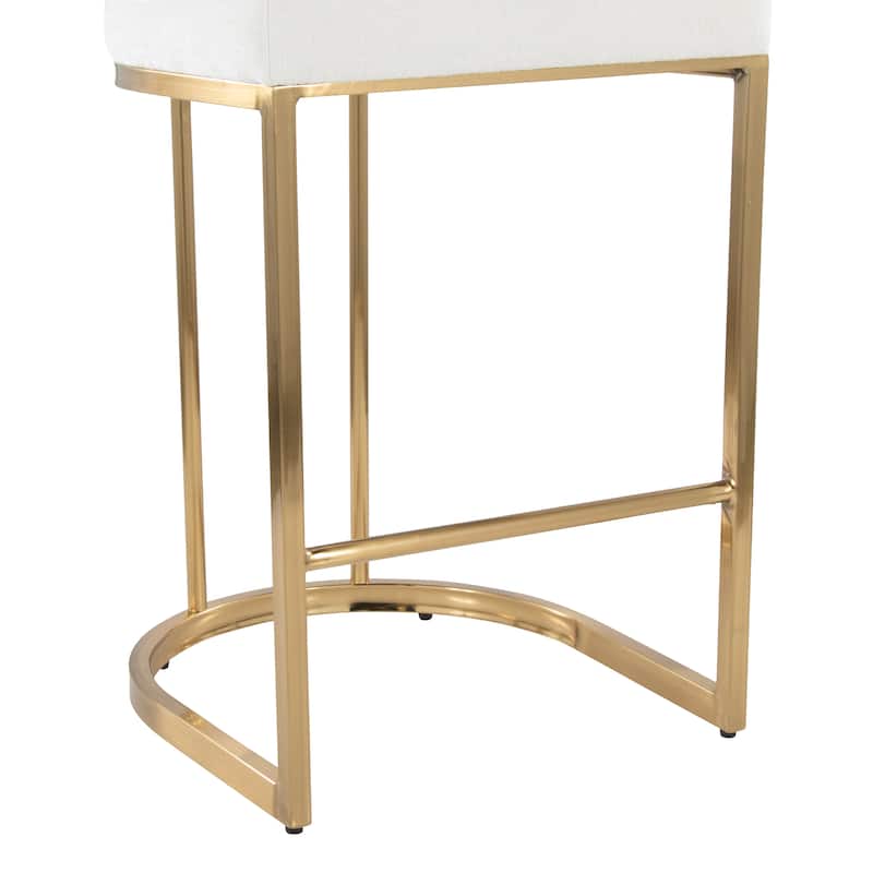 Mid-back Demi 26" Fixed-Height Counter Stool - Set of 2