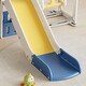 preview thumbnail 18 of 16, 11 in 1 Toddler Slide for Age 1-4 with Basketball Hoop, aisle, swing - 116.54" x 64.96" x 44.09"