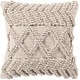 preview thumbnail 2 of 7, Livabliss Audra Bohemian Textured Throw Pillow 18"H x 18"W - Cover Only