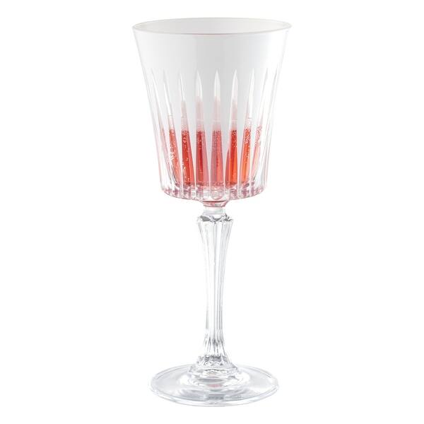 Onyx Wine Glass, White, 7.5 oz. Set of 6|Barski