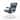 Black Mid-Back Executive Office Chair With Aluminum Alloy Frame