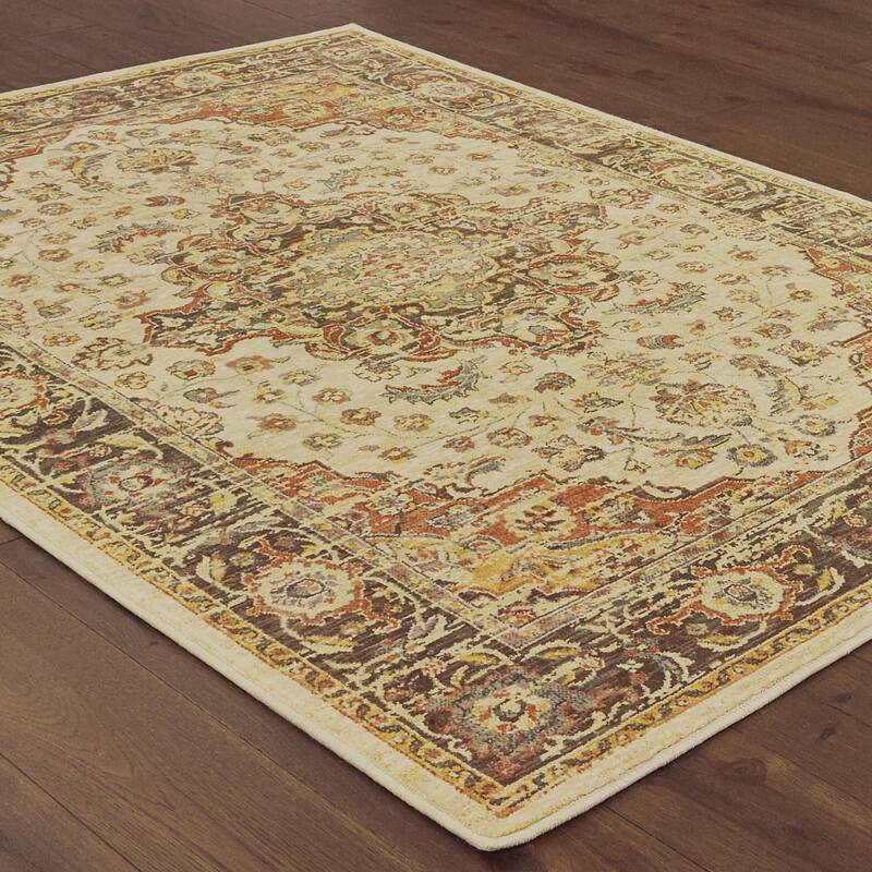 Vista Home Claude Ornamental Medallion Area Rug