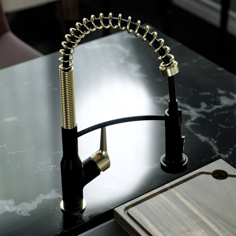 Karran Scottsdale Single-Handle Pull-Down Sprayer Touchless Kitchen Faucet