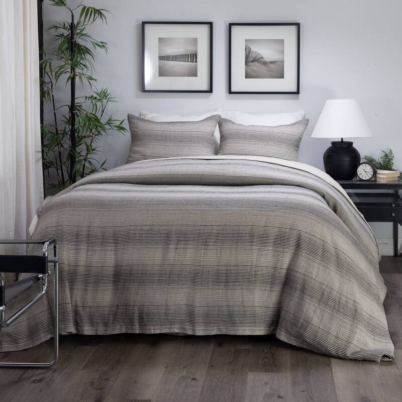 Hugh Linen Duvet Cover, Set