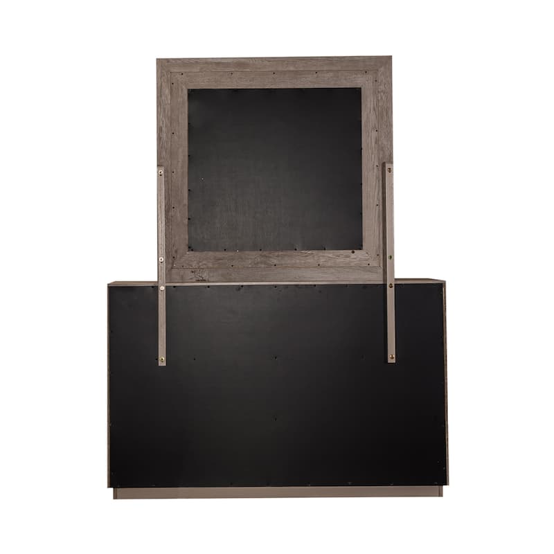 Horizons Graystone Dresser & Mirror with Inset Lighting