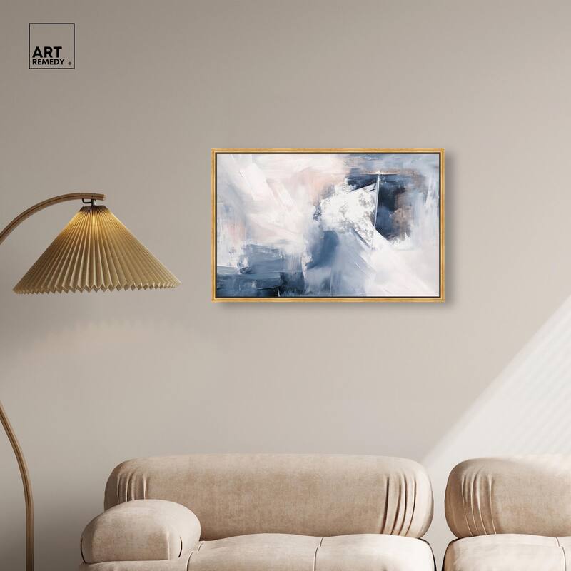 Blue Rapture II Canvas by Art Remedy