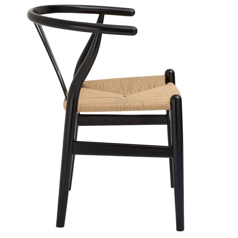 Poly and Bark Weave Chairs (Set of 2)