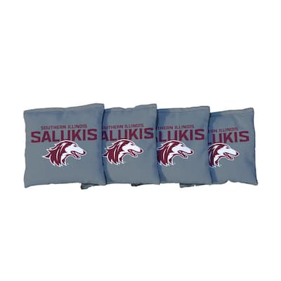 SOUTHERN ILLINOIS SIUC SALUKIS Black Cornhole Bags