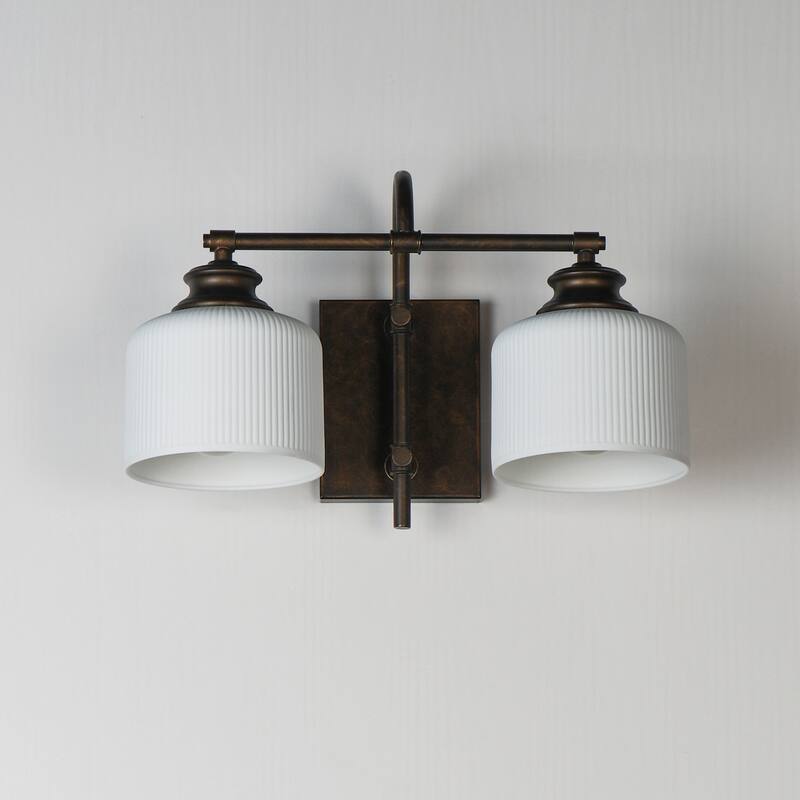 Maxim 21492WT Bisque 2 Light 10" Tall Wall Sconce