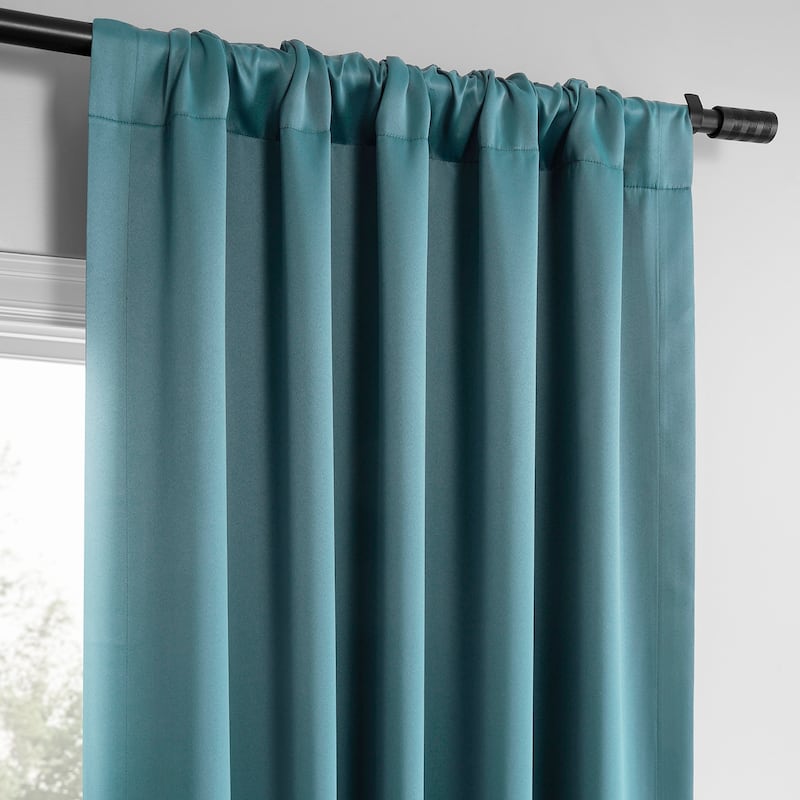 Exclusive Fabrics Room Darkening Curtains for Bedroom & Living Room Curtains - Window Drapes (2 Panels).