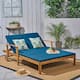 Option Teak Finish + Blue