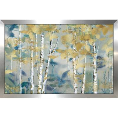 "Gilded Forest I (Horizontal)" by Nan Print on Acrylic