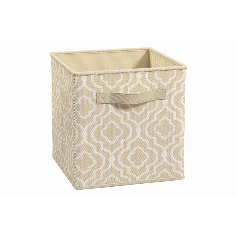 ClosetMaid Cubeical Fabric Drawer - Iron Gate Nat Print