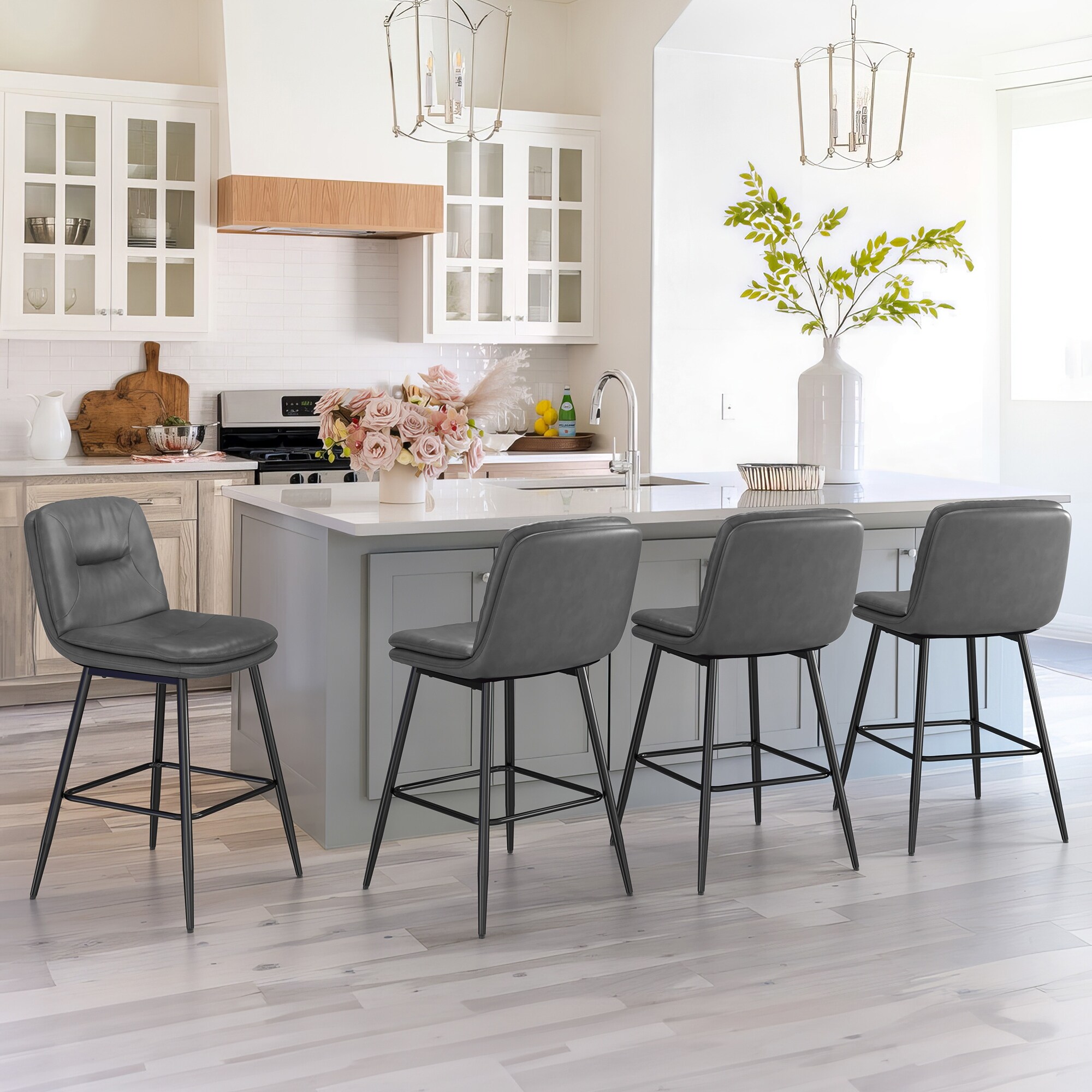 Grey hotsell island stools
