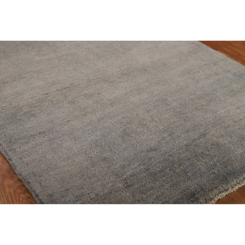 Hand Knotted Oriental 100% Wool Carpet Modern Modern Multi-Colored Gabbeh Area Rug - 4' 0'' X 2' 8''