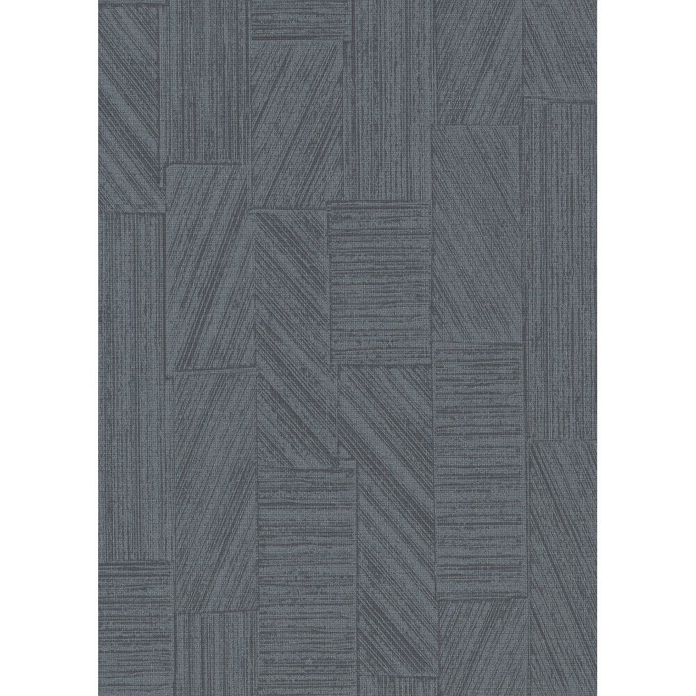 Brewster  2830-2757  Cortina IV 60-13/16 Square Foot - Kensho - Unpasted Vinyl Wallpaper - Charcoal (Charcoal)