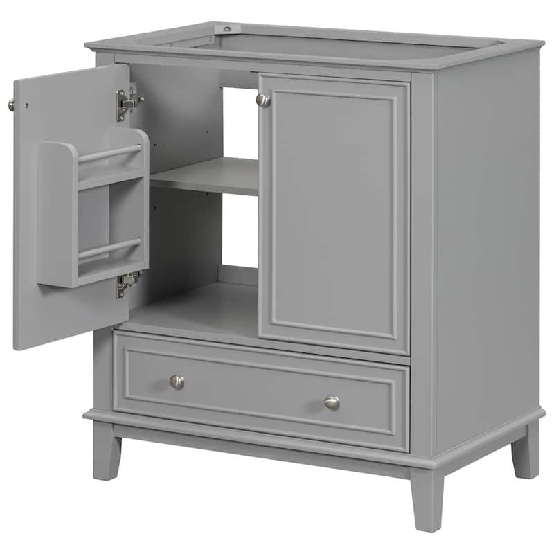 30" Bathroom Vanity without Sink,with Doors and Drawer