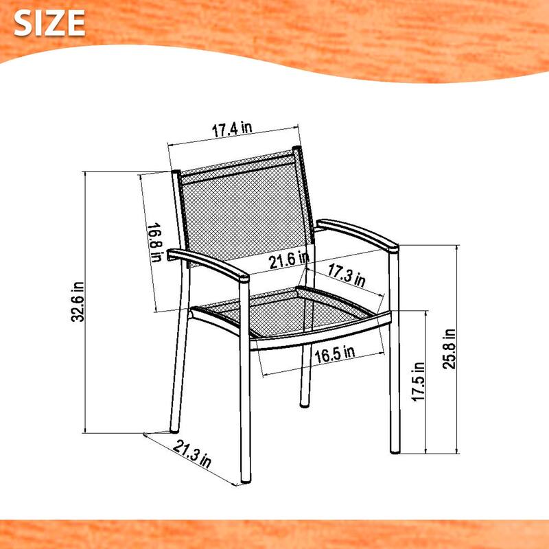 Amazonia Juliette 7-Piece Teak Finish Patio Dining set