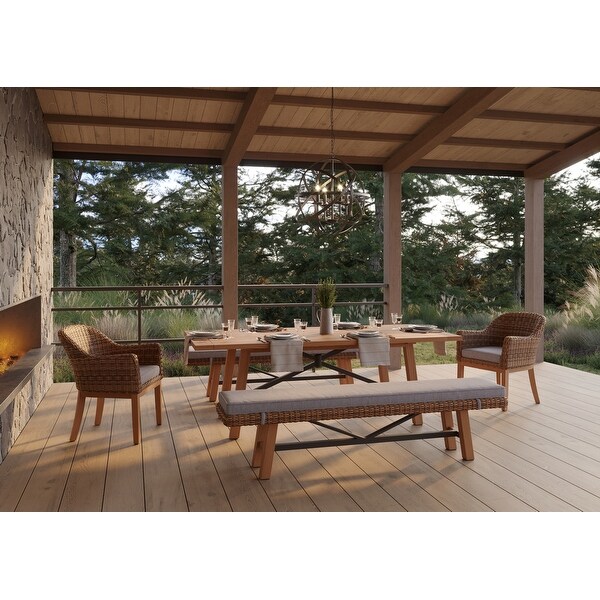 Vintage teak dining table hot sale and chairs