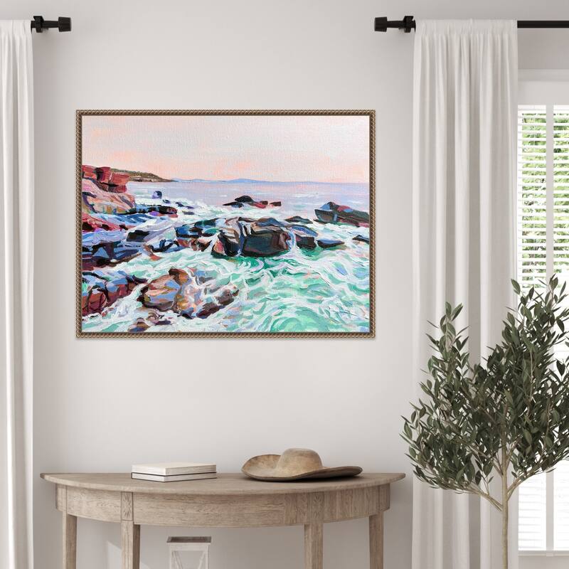 Thunder Hole by Pauline Wegman Framed Canvas Wall Art Print