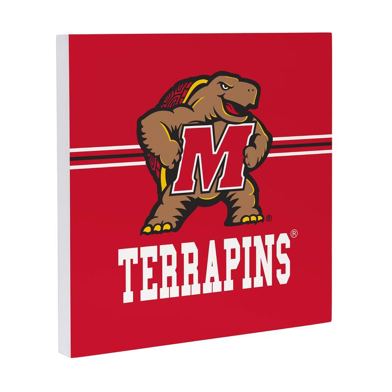 University of Maryland Wooden Door Decor Wall Sign - Multi-Color