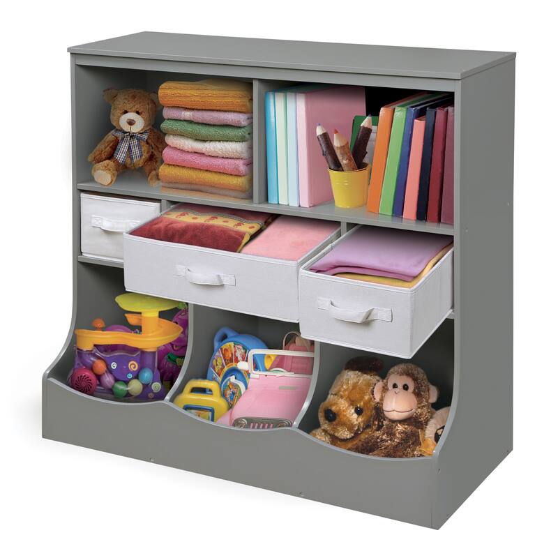 Badger Basket Combo Bin Storage Unit with Three Baskets