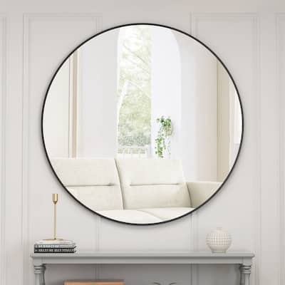 39" Wall Mounted Circular Mirror